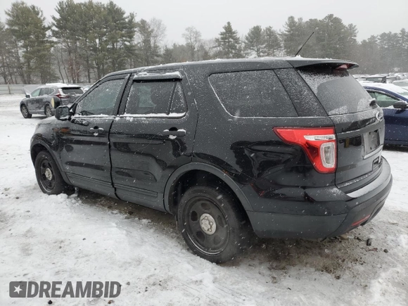 2013 Ford Utility Police Interceptor with VIN 1FM5K8AR8DGB16051, listed as a Copart auction lot 85989514 with 194,414 mi miles and Clean Title. Bid and sale history available at carsss.com. Image 2.
