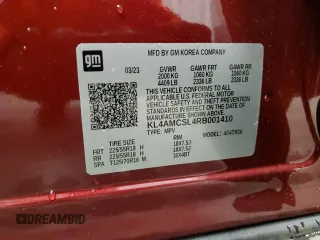 2024 Buick Encore GX Preferred z VIN KL4AMCSL4RB001410, wystawiony jako Copart lot #57526955 z przebiegiem 2 565 mil mil oraz Szkoda całkowita • Salvage title. Historia ofert i sprzedaży dostępna na DreamBid. Obrazek 13.