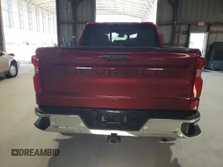 2023 Chevrolet Silverado 1500 LTZ with VIN 1GCUDGED3PZ195205, listed as a Copart auction lot 48347635 with 22,327 mi miles and Salvage Title. Bid and sale history available at carsss.com. Image 6.