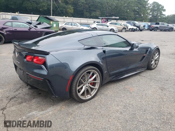 2019 Chevrolet Corvette Grand Sport 2LT with VIN 1G1YX2D73K5119516, listed as a Copart auction lot 70711984 with 92,847 mi miles and Clean Title. Bid and sale history available at carsss.com. Image 3.