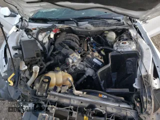 2015 Ford Mustang V6 with VIN 1FA6P8AM6F5380016, listed as a Copart auction lot 46130305 with Not Provided miles and Salvage Title. Bid and sale history available at DreamBid. Image 12.