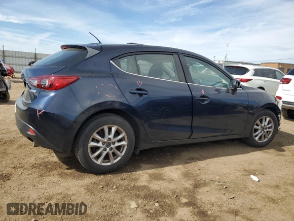 2015 Mazda 3 i Touring with VIN JM1BM1L74F1243583, listed as a Copart auction lot 52114075 with 78,334 mi miles and Salvage Title. Bid and sale history available at carsss.com. Image 3.