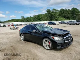 2017 Infiniti Q50 Red Sport 400 with VIN JN1FV7AR4HM871301, listed as a Copart auction lot 70088934 with 11,803 mi miles and Salvage Title. Bid and sale history available at carsss.com. Image 13.
