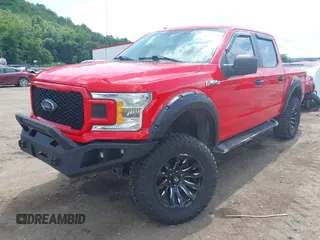 2018 Ford F-150 XL with VIN 1FTEW1EP7JKF18208, listed as a IAAI auction lot 42542615 with 40,981 mi miles and . Bid and sale history available at DreamBid. Image 2.