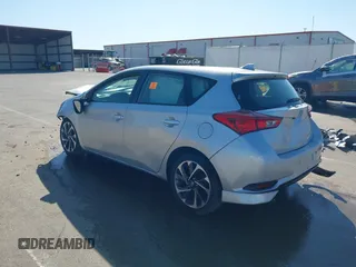 2016 Scion iM with VIN JTNKARJE6GJ510874, listed as a IAAI auction lot 41775719 with 1 mi miles. Bid and sale history available at carsss.com. Image 3.