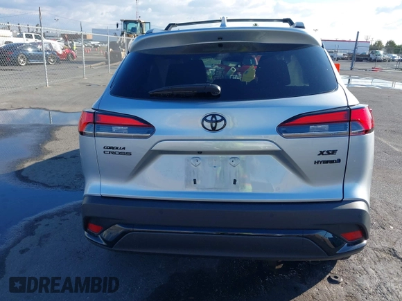 2023 Toyota Corolla Cross Hybrid S with VIN 7MUFBABG7PV003141, listed as a IAAI auction lot 41443111 with 16,297 mi miles and . Bid and sale history available at DreamBid. Image 16.