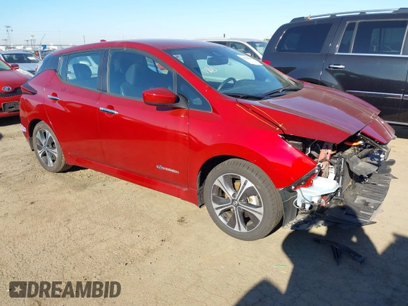 2019 Nissan LEAF SV z VIN 1N4AZ1CPXKC304632, wystawiony jako IAAI lot #41321905 z przebiegiem 15 948 mil mil oraz . Historia ofert i sprzedaży dostępna na DreamBid. Obrazek 1.