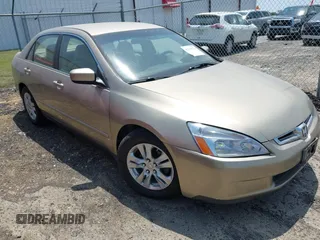 2003 Honda Accord LX z VIN 1HGCM56323A038555, wystawiony jako IAAI lot #42318124 z przebiegiem 88 070 mil mil oraz . Historia ofert i sprzedaży dostępna na DreamBid. Obrazek 1.