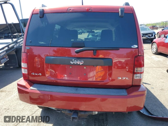 2008 Jeep Liberty Sport z VIN 1J8GN28K68W143375, wystawiony jako Copart lot #56186215 z przebiegiem 64 472 mil mil oraz Szkoda całkowita • Salvage title. Historia ofert i sprzedaży dostępna na DreamBid. Obrazek 6.