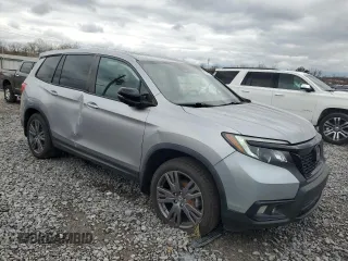 2021 Honda Passport EX-L with VIN 5FNYF7H55MB001016, listed as a Copart auction lot 47464465 with 70,450 mi miles and Salvage Title. Bid and sale history available at carsss.com. Image 4.
