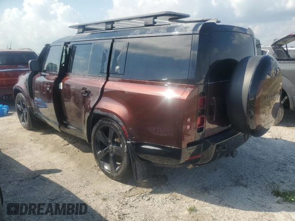2024 Land Rover Defender X-Dynamic SE with VIN SALE2FEU2R2260716, listed as a Copart auction lot 74466624 with Not provided miles and Non repairable. Bid and sale history available at DreamBid. Image 2.