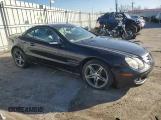 2007 Mercedes-Benz SL 550 with VIN WDBSK71F07F128601, listed as a Copart auction lot 49328185 with Not provided miles and Clean title. Bid and sale history available at DreamBid. Image 4.