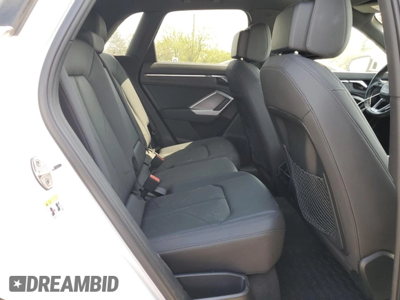 2020 Audi Q3 S line Premium Plus with VIN WA1EECF36L1030607, listed as a Copart auction lot 54425725 with 45,796 mi miles and Salvage title. Bid and sale history available at DreamBid. Image 11.