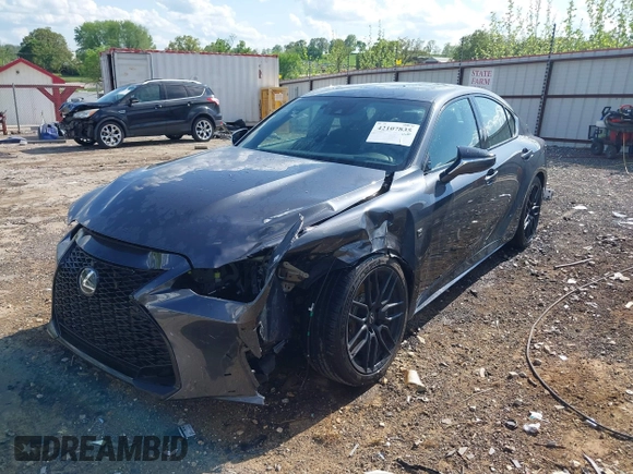 2023 Lexus IS 500 F Sport Performance z VIN JTHAP1D21P5003423, wystawiony jako IAAI lot #42107835 z przebiegiem 18 638 mil mil oraz . Historia ofert i sprzedaży dostępna na DreamBid. Obrazek 2.