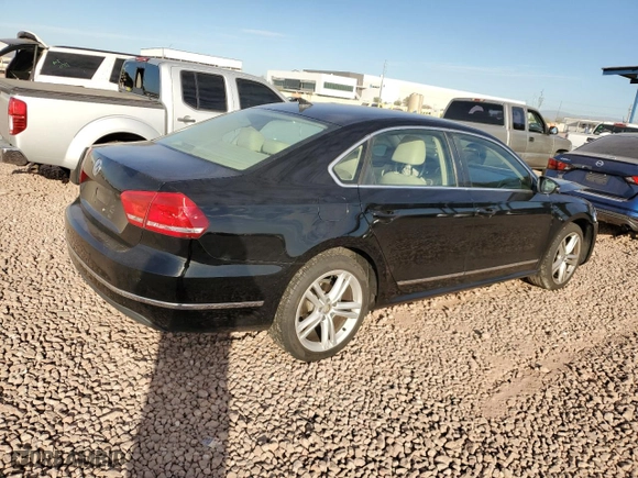 2012 Volkswagen Passat TDI SEL Premium with VIN 1VWCN7A33CC082810, listed as a Copart auction lot 44651995 with 88,829 mi miles and Salvage Title. Bid and sale history available at carsss.com. Image 3.
