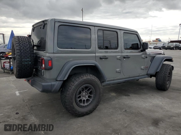 2021 Jeep Wrangler Unlimited Rubicon с VIN 1C4JJXFG4MW850764, выставлен на аукционе Copart как лот 52924735 с пробегом 23 471 миль миль и Списание • Salvage title. История ставок и продаж доступна на DreamBid. Изображение 3.