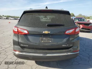 2018 Chevrolet Equinox LT with VIN 3GNAXJEV1JL100727, listed as a Copart auction lot 51976995 with 157,415 mi miles and Salvage Title. Bid and sale history available at carsss.com. Image 6.