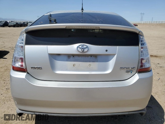 2007 Toyota Prius with VIN JTDKB20U377636933, listed as a Copart auction lot 52233205 with 187,747 mi miles and Salvage Title. Bid and sale history available at carsss.com. Image 6.