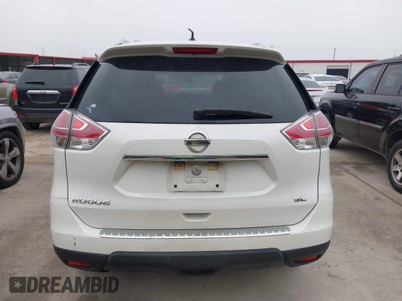 2015 Nissan Rogue SL with VIN 5N1AT2MT6FC761145, listed as a IAAI auction lot 41447918 with 97,021 mi miles. Bid and sale history available at carsss.com. Image 16.