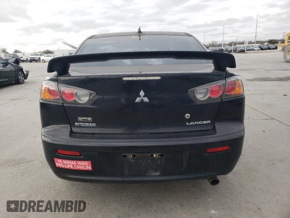 2013 Mitsubishi Lancer GT with VIN JA32U8FW8DU006424, listed as a Copart auction lot 44709515 with 127,900 mi miles and Salvage Title. Bid and sale history available at carsss.com. Image 6.