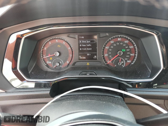 2020 Volkswagen Jetta S with VIN 3VWCB7BU6LM008456, listed as a Copart auction lot 60689045 with 143,386 mi miles and Salvage title. Bid and sale history available at DreamBid. Image 9.