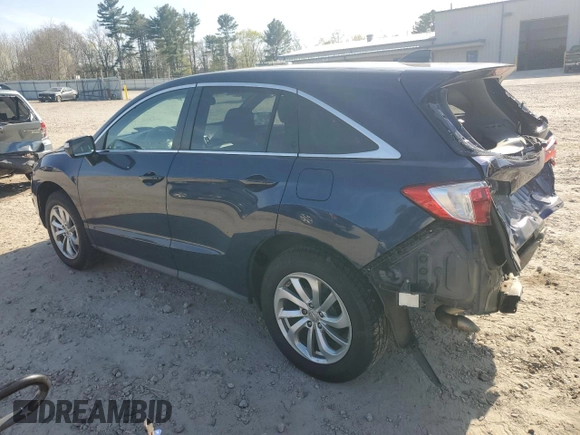 2017 Acura RDX Technology with VIN 5J8TB4H50HL000526, listed as a Copart auction lot 54510625 with 105,929 mi miles and Salvage Title. Bid and sale history available at DreamBid. Image 2.