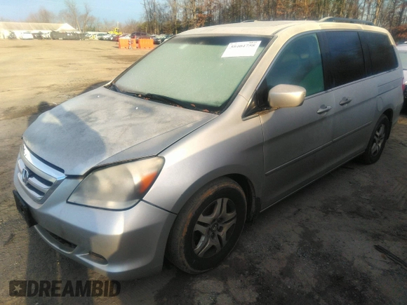 2006 Honda Odyssey EX-L with VIN 5FNRL38616B413712, listed as a IAAI auction lot 39878116 with 228,623 mi miles. Bid and sale history available at carsss.com. Image 2.