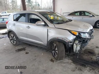 2013 Kia Sportage SX with VIN KNDPCCA69D7529910, listed as a IAAI auction lot 41414560 with 101,769 mi miles and . Bid and sale history available at carsss.com. Image 1.