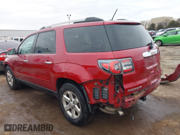 2014 GMC Acadia SLE with VIN 1GKKVPKD9EJ176019, listed as a IAAI auction lot 41564121 with 110,974 mi miles and . Bid and sale history available at carsss.com. Image 3.