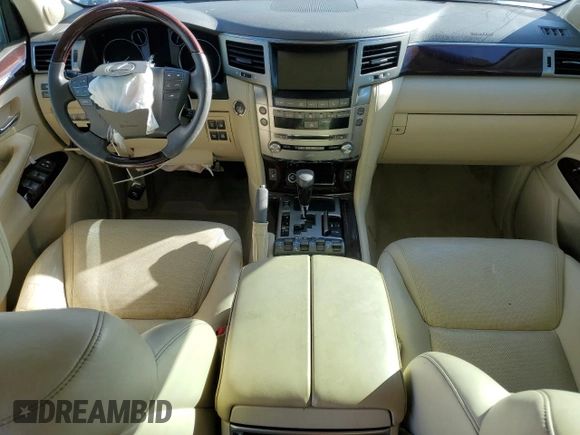 2015 Lexus LX 570 with VIN JTJHY7AX7F4167891, listed as a Copart auction lot 48007665 with Not Provided miles and Salvage Title. Bid and sale history available at DreamBid. Image 8.