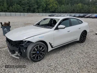 2024 BMW i4 eDrive40 with VIN WBY73AW07RFR74988, listed as a Copart auction lot 70713824 with 14,117 mi miles and Salvage Title. Bid and sale history available at carsss.com. Image 1.