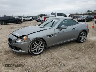 2014 Mercedes-Benz SLK-Class SLK 250 with VIN WDDPK4HA0EF091357, listed as a Copart auction lot 46293775 with 71,994 mi miles and Salvage Title. Bid and sale history available at carsss.com. Image 1.