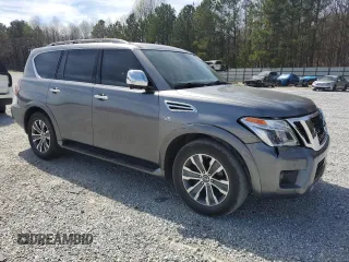 2019 Nissan Armada SL with VIN JN8AY2ND4K9088283, listed as a Copart auction lot 49846555 with 142,552 mi miles and Salvage Title. Bid and sale history available at carsss.com. Image 4.
