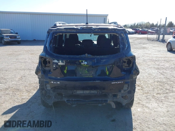 2017 Jeep Renegade Sport z VIN ZACCJBAB9HPG55849, wystawiony jako IAAI lot #41812704 z przebiegiem 132 597 mil mil oraz . Historia ofert i sprzedaży dostępna na DreamBid. Obrazek 17.