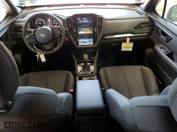 2025 Subaru Forester Premium z VIN JF2SLDBC1SH458876, wystawiony jako Copart lot #57756475 z przebiegiem 57 mil mil oraz Szkoda całkowita • Salvage title. Historia ofert i sprzedaży dostępna na DreamBid. Obrazek 8.