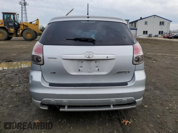 2008 Toyota Matrix STD with VIN 2T1KR32E28C700516, listed as a Copart auction lot 52072585 with 228,761 mi miles and Salvage Title. Bid and sale history available at DreamBid. Image 6.