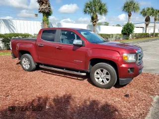 2017 GMC Canyon 2WD SLE with VIN 1GTG5CEN6H1281927, listed as a Copart auction lot 74120644 with 116,584 mi miles and Clean Title. Bid and sale history available at carsss.com. Image 4.
