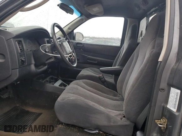 2004 Dodge Dakota with VIN 1D7FL16K34S554343, listed as a Copart auction lot 84607944 with 352,061 mi miles and Salvage Title. Bid and sale history available at carsss.com. Image 7.