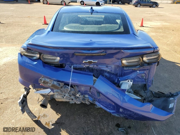 2021 Chevrolet Camaro 1LT with VIN 1G1FB1RS7M0121170, listed as a Copart auction lot 43729715 with 71,035 mi miles and Salvage Title. Bid and sale history available at carsss.com. Image 6.