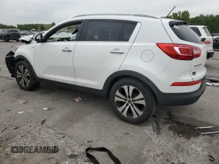 2013 Kia Sportage EX with VIN KNDPCCA29D7539463, listed as a Copart auction lot 58605095 with 143,533 mi miles and Salvage title. Bid and sale history available at DreamBid. Image 2.
