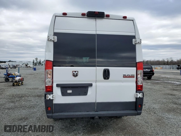 2018 Ram ProMaster Cargo with VIN 3C6URVJG1JE102195, listed as a Copart auction lot 48603415 with 303,860 mi miles and Clean Title. Bid and sale history available at carsss.com. Image 6.