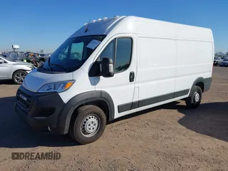 2024 Ram ProMaster Cargo Tradesman with VIN 3C6LRVDG6RE128925, listed as a IAAI auction lot 42099945 with 10,474 mi miles and . Bid and sale history available at DreamBid. Image 2.