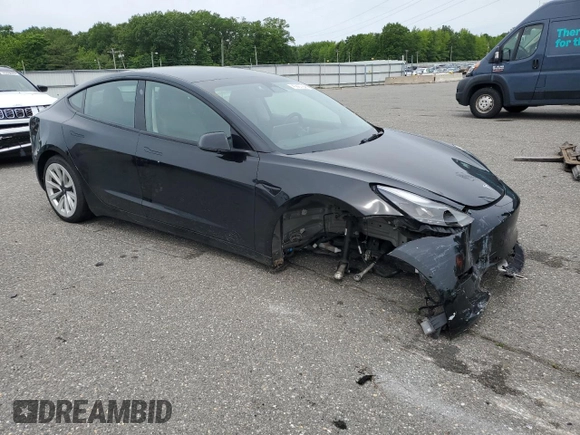 2022 Tesla Model 3 z VIN 5YJ3E1EA3NF287431, wystawiony jako Copart lot #58209025 z przebiegiem 96 549 mil mil oraz Czysty tytuł • Clean title. Historia ofert i sprzedaży dostępna na DreamBid. Obrazek 4.