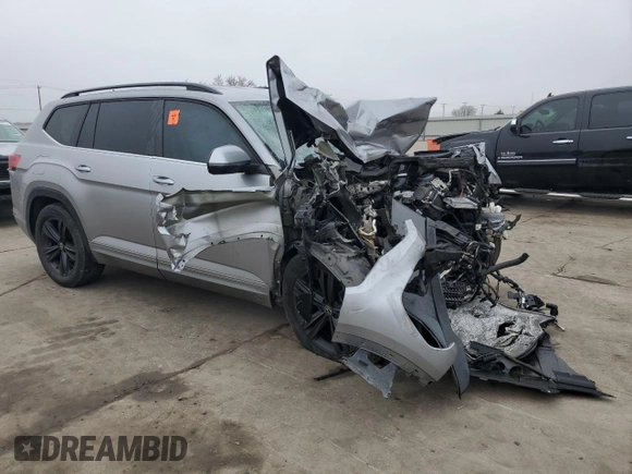 2021 Volkswagen Atlas SE with VIN 1V2MR2CA3MC531395, listed as a Copart auction lot 44148125 with Not provided miles and Salvage title. Bid and sale history available at DreamBid. Image 4.