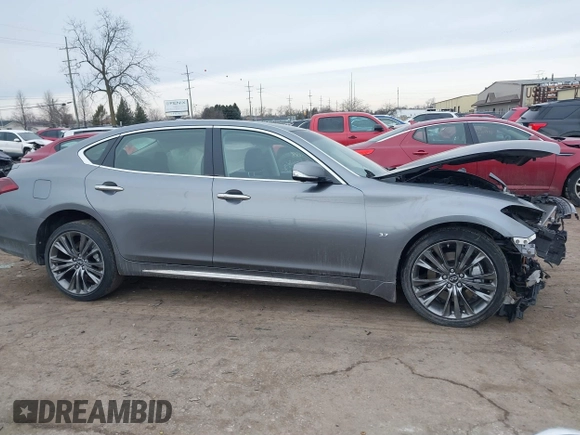 2017 Infiniti Q70L 3.7 with VIN JN1BY1PR9HM210745, listed as a IAAI auction lot 41511737 with 75,978 mi miles. Bid and sale history available at carsss.com. Image 12.