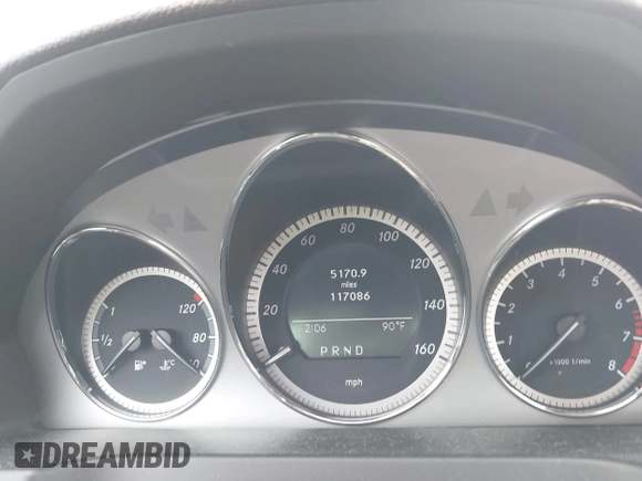 2011 Mercedes-Benz C-Class C 300 Sport with VIN WDDGF5EB1BA420485, listed as a IAAI auction lot 41958339 with 117,086 mi miles. Bid and sale history available at carsss.com. Image 7.