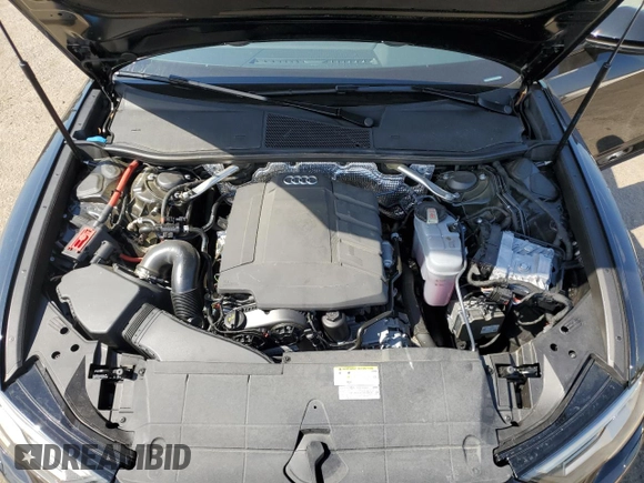 2021 Audi A6 Premium Plus with VIN WAUE8AF2XMN034062, listed as a Copart auction lot 47009385 with 8,674 mi miles and Salvage Title. Bid and sale history available at carsss.com. Image 11.