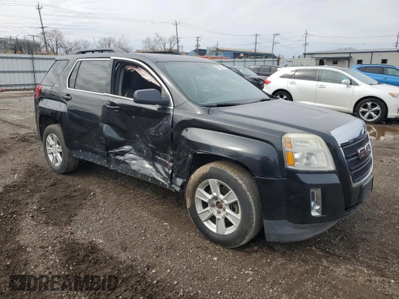 2011 GMC Terrain SLE-2 with VIN 2CTFLTEC2B6370144, listed as a Copart auction lot 51232955 with Not provided miles and Salvage title. Bid and sale history available at DreamBid. Image 4.