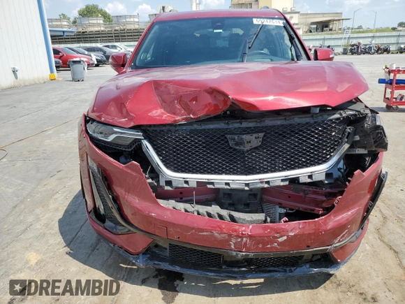 2020 Cadillac XT6 AWD Sport with VIN 1GYKPGRS1LZ109000, listed as a Copart auction lot 69247614 with 36,648 mi miles and Salvage Title. Bid and sale history available at carsss.com. Image 5.