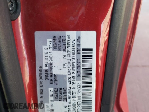 2007 Mazda RX-8 Touring z VIN JM1FE173470212153, wystawiony jako Copart lot #71754044 z przebiegiem 90 265 mil mil oraz Czysty tytuł • Clean title. Historia ofert i sprzedaży dostępna na DreamBid. Obrazek 12.